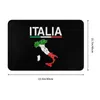 Ковры итальянская флаг итальянская карта передняя дверная дверная коврик для патриотической гордости крытая коврик