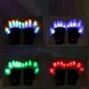 Partyversorgungen LED -Handschuhe Stage Performance Entertainment Jubel Halloween Handschuh farbenfrohe Flash Gloveslt895