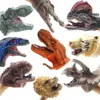 Jurassic Dinosaur World T Rex Carnotaurus Velociraptor Figuras de títeres Hand Simulación de tiburón Dolphin Lion Soft Gubo Kids 240328