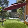 Förvaringspåsar 1st uteplats paraply stativ multifunktionell gräsmatta design med markspik fixering lätt att bära bordsbas