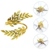 Table Cloth Golden Wheat Napkin Ring Harvest Festival Western Restaurant Metal