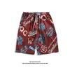 Designer rhude Shorts Summer Beach Beach uomini di alta qualità usura stradini rossi pantaloni viola neri da uomo corto US Size S-XL