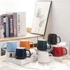 Mugs Ceramic Coffee Mug Vintage Creative Milk Breakfast Cup Color Glaze Tumbler Cups Coffeeware Teaware
