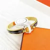 Bracelets de créateurs bracelet de bracelet pour femmes pour la femme nez de cochon senior sens exquis bracelets pour hommes pour le tempérament en émail en or bracelet en or EE3453