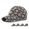 Bérets Et ethnique Wind Hat Spring / Summer Fashion Flower Baseball Outdoor Sun Protection et Sunshade Hard Top