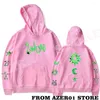 Heren Hoodies Yeat 2alive Green Tour Merch Winter Men/Dames Hapleed Sweet Streetwear Loge Logo Sweatshirt met lange mouwen