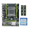 Motherboards Keyiyou X79 Pro Motherboard Set mit Xeon E52640 V2 CPU LGA2011 Combos 2*8 GB = 16 GB 1600 MHz Memory DDR3 RAM Kit