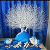 Dekorativa blommor 1 datorer Artificial Coral Branch Creative Simulation Peacock Tree Simple Drable Plastic Sea Stam