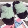 Slippers 2024 coreana feminina de alta qualidade lã sola moda casual confortável meninas planas sandálias domésticas