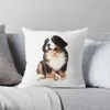 Travesseiro Bernese Mountain Dog Puppy Throw Decorative Cover for Living Room Sofá