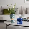 Vasi moderni Minimalista Design del personaggio Design Vase Decorazione Soggiorno TV Home