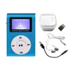 Mp3 mp4 player player mini portátil moda recarregável lcd sn crianças usb 2.0 esportes com clip student music 32gb presente digital dhqnm