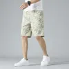 Herren Pure Cotton Workwear Hosen, Sport- und Freizeit -Strandshorts, Ahornblatt Fünf -Stück -Hosen, Sommer neue lose Hosen, Jugendliche