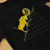 Herren-T-Shirts einzigartiger Bulle und das Bitcoin-Symbol Crypto Währung T-Shirts für Männer Crew Hals 100% Baumwoll-T-Shirts Kryptowährung Kunst kurz 2445