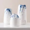花瓶クリエイティブセラミック花瓶ライトラグジュアリースタイルの家の装飾シンプルモダンソフト