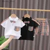 T-shirty Summer Boys Odzież Zestawy Ubrania dla dzieci