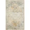 Mattor Astra Machine Washable Persian Beige Blue 2'2 "x 4 'Area Rug (2x4)