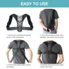 Posture Corrector for Men and Women Adjustable Upper Back Brace Straightener Clavicle Support Shoulder Neck Spine 240402