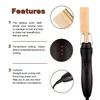 Comb Hair Straightener 2 in1 Fast Heating Straightener And Curling Iron Heated Press Comb Flat Irons Styler Corrugation Tool 240327