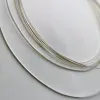 Tools 50cm S999 Pure Sier Flat Wire for Diy Fine Jewelry Making Jewelry Finding Diy Accessories