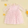 Robes de fille toddr bébé bébé robe filles 3d papillon tul