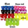 Dog Apparel 4pcs/lot S/M/L Pet Rain Shoes For Dogs Booties Rubber Portable Anti Slip Waterproof Cat 8 Colors