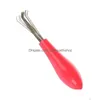 Hårtillbehör Nya Mini Brush Combs Cleaner Embedded Tool Plastic Cleaning Handle Care Salon Styling Drop Delivery Products Tools DHH86