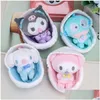 Plush Keychains Baby Pacifier Cradle Series Kmi P Pendant Cute Cartoon Drop Delivery Toys Gifts Stuffed Animals Dhp28