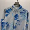 Designer Men's Casual Shirt Quality Designer Personalidade Camiseta clássica Camisa de manga longa Camisa floral Camisa de outono da primavera Size S-xxl Q2