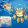 Action Toy Figures Super Wings 6 Inches Deluxe Transforming Supercharged Golden Boy With Light Sound 2 Gestures Plan Transform Robot Anime Kid Toy L240402