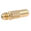 Gereedschap 1 pc 3/8 "Quick Disconnect Male Flare Adapter Solid Brass Conversion Fit voor Blackstone 17" 22 "Gasbak Propaan elleboog BBQ