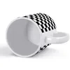 Mugs CHECK Pattern Checks Checkered Black & White. White Mug Coffee Girl Gift Tea Milk Cup Win Winner