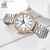 Zegarki damskie Shengke moda marka damskie nadgarstka SK Kobiety ubiera się Es Waterproof Date Clock Prezent Montre Femmes L240402