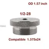 Autres pièces automobiles 1.375x24 Titanium End Cap Caps vis à vis Baffle Adpater 1 / 2x28 5/8x24 Montant de filet