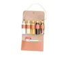 Bouteilles de rangement Kit d'épices en cuir imperméable 5 avec sac d'assaisonnement en bouteille Randonnée