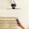 Mini USB Camping Fan Battery Operated Remote Control 4 Gears Portable LED Light Tent Hanging Ceiling Fan for Home Outdoor Bed 240403