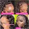 Parrucche sintetiche Nuove Brasilain Deep Wave Deep Lace Frontal Wig 360 Curly Celi