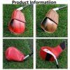 10st/set Golf Iron Head Covers Set 10 Colors PU Leather Protective Headcover Outdoor Training Golf Sporting Putter Protector 240323