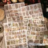 Opakowanie na prezent 1 PC Vintage Flat Naklejka dekoracyjna ręka konto konta Scrapbooking Materiał DIY śmieciowy dziennik