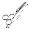 Stainless Steel Scissors for Hair Thinning and Cutting Clipper 6 inches Hairdressing Products Haircut Trim Hairs Cutting Barber- Hair Thinning Scissors for Barber