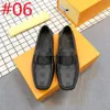 40Model 2024 Luksusowe włoskie buty męskie buty swobodne luksusowe marka Summer Men Men Designer Mejczyki oryginalne skórzane mokasyny oddychające na łódź buty czarne rozmiar 4-12