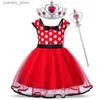 Abiti da ragazza TODDR NAMBINA PARTI IN COSTUTTO PRINCIPE PRINCIPALE CARNIVAL COSPLAY 1 ° compleanno Abiti per bambini Abiti di Halloween Bambini Abbigliamento L240402