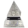 Gift Wrap Ancient Egyptian Pyramid Shaped Jewelry Box Metal Decoration Storage Container