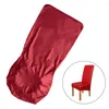 Chair Covers Cover Waterproof Seat Stretch Dining Home Table Decor PU Protective Wrap Backrest Chairs