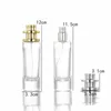 Lagerflaschen 30 ml Glas tragbare nachfüllbare Parfümflasche Kosmetische Behälter leerer Spray-Atomizer-Reise-Subflüssigkeit Gold