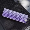 Akcesoria 125 Klawisze/Set Purple Gradient Keycaps PBT Dye Sublimation Caps Profile Profile Keycap dla MX Switch Keyboard Bezpłatna wysyłka