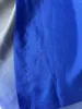 Gonne donne cravatte a gradiente di seta blu donne midi