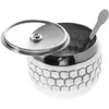 Dinnerware Sets Spice Jar Seasoning Jars Stainless Steel Sugar Bowls Scoop Spices Salt Container Glass Shakers