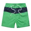American Casual Quick Trockenhose, Farbblockierung Sport 3-teiliger Strandpolo-Shorts, Herrenkleidung 44