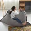 Stol täcker användbar lat soffa täcker lätt att bry sig böna påse fast färg dammtät 100x140 cm kontor tatami soffdyna